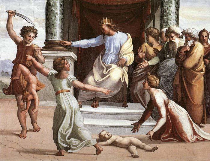 RAFFAELLO Sanzio The Judgment of Solomon Sweden oil painting art